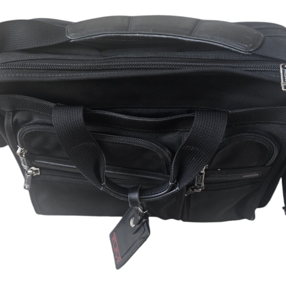 Tumi Alpha Expandable Ballistic Nylon Briefcase (w/ Laptop Sleeve) Model… - Picture 3 of 14